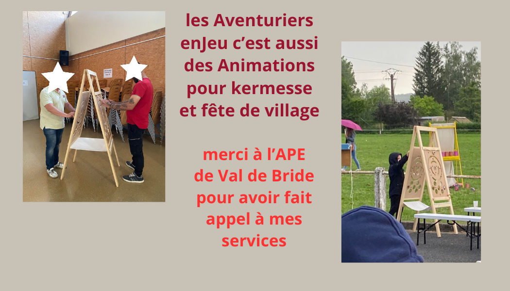 Animation pour kermesse et fete de village