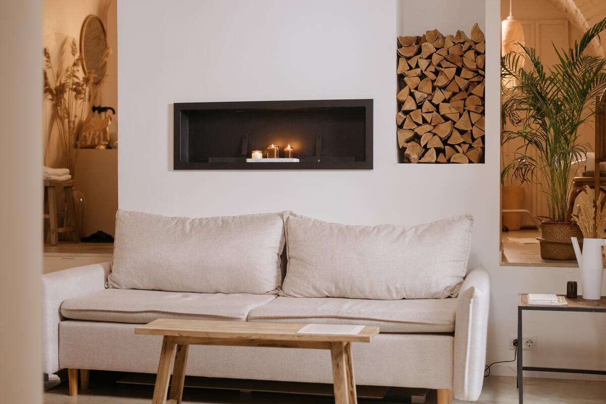 Interieur naturel minimaliste